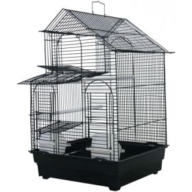 AE Cage Company House Top Bird Cage Assorted Colors 16in.x14in.x23in.