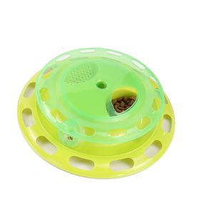 Feeding Cat Toy Bell Ball Puzzle Cat Turntable