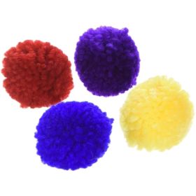 Spot Wool Pom Poms with Catnip Cat Toy