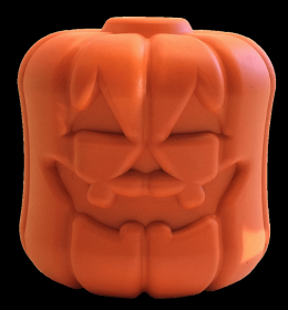 MKB Jack O' Lantern Durable Rubber Chew Toy & Treat Dispenser