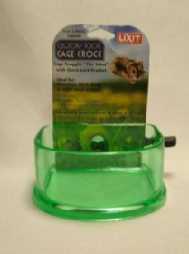 Lixit Quick-Lock Cage Snuggler Crock - 3 fl oz