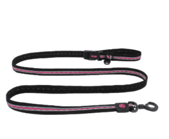 Doco Lunar Air Easy Snap Multifunction Leash - 6Ft with Click And Lock Snap-Pink