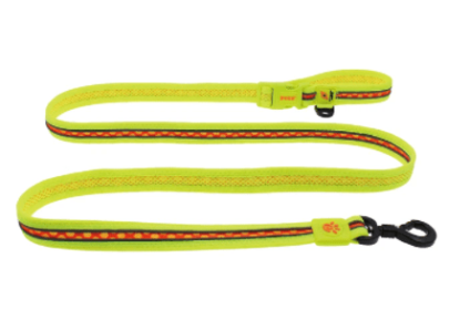 Doco Lunar Air Easy Snap Multifunction Leash - 6Ft with Click And Lock Snap-S. Orange