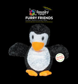 Penguin with Ball Squeaker