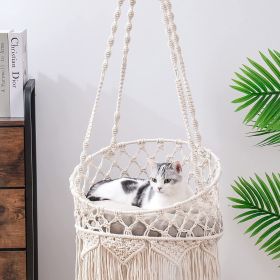 Mewoofun Cat Hammock Bed Cotton Hanging Cat Bed for Indoor Cats Sleeping Playing