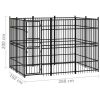 Outdoor Dog Kennel Steel 59.5 ft¬≤