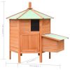 Chicken Cage Solid Pine & Fir Wood 49.6"x46.1"x49.2"