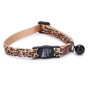 MT AnimalPrint Cat Collar (Color: Cheetah, size: 8-12in)