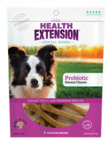 Dog Dental Bones (Color: Probiotic, size: Large Bones)