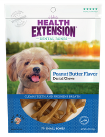 Dog Dental Bones (Color: Peanut Butter, size: Medium Bones)