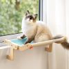 Mewoofun 5 Color Cat Pet Window Wooden Component Bed Hanging Cotton Canvas