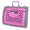 Pet Foldable Travel Cat Carrier - Front Door Collapsible Carrier Plastic Cat Lightweight Carrier