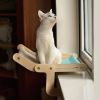 Mewoofun 5 Color Cat Pet Window Wooden Component Bed Hanging Cotton Canvas